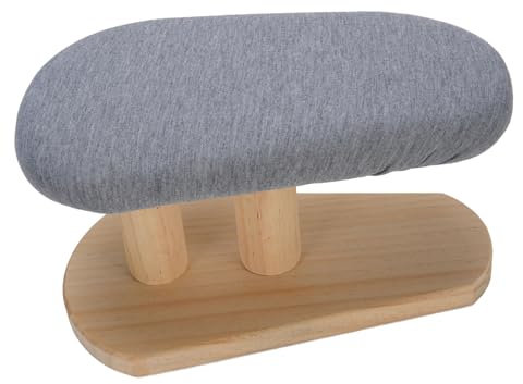 Tabla de Planchar de sobremesa con Funda, Taburete portátil para Planchar de sobremesa con Funda y Base de Madera, Tabla de Planchar Acolchada para el hogar, puños y cuellos