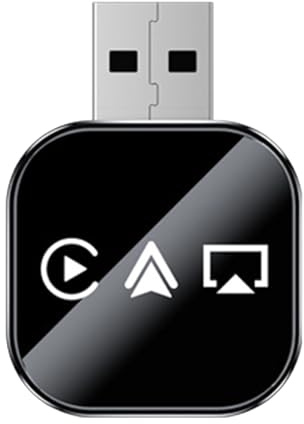 Car Display Dongle – Plug and Play Wireless Konverter, Auto Adapter für Bildschirmspiegelung, Instant Connection and Calling for Daily Commuting Long Distance, Car Electronics, 1.71 x 1.18 x 0.39 Zoll