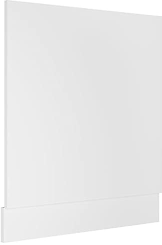Mhdvray Pannello Lavastoviglie Lyon 59,5 x 67 cm, Frontale Lavastoviglie in Legno Frontale Cucina per Lavastoviglie da Incasso, Colore Bianco, Pannello Frontale Integrabile per Mobili Cucina
