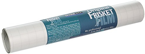 Frisket SA52802 Rouleau de film adhésif pelable brillant 381 mm x 3,66 m Transparent
