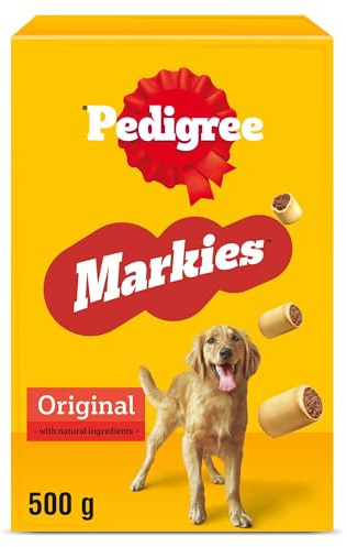 Pedigree Markies - Biscuits Dog Treats With Marrowbone, 12 x 500g