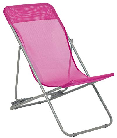 Haberkorn Liegestuhl für Kinder Gartenstuhl Liege Strandliege rosa pink