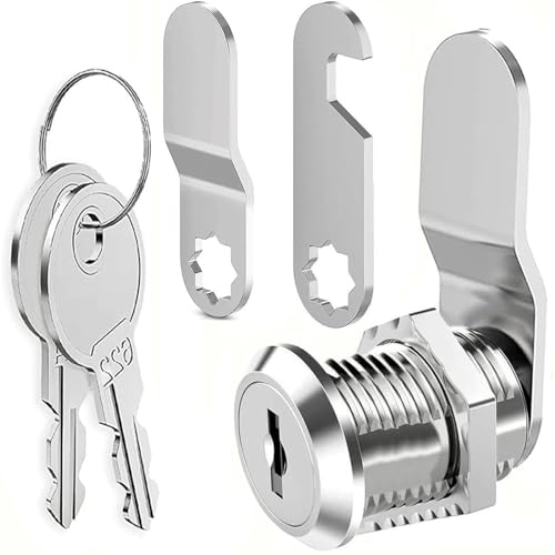 Litensh Cerradura de Seguridad de Metal con Llaves, 30mm Cerradura de Buzón y Taquilla para Armario y Archivos