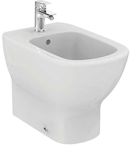 Ideal Standard serie TEsi New T3540 Bidet a terra filo muro bianco