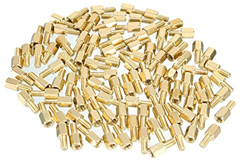 sourcing map 100 Stücke M3 6+6mm Weiblich Gewinde Patt Abstandhalter Schrauben PCB Säule DE de