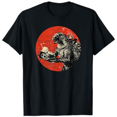 Vintage Japanese Camera Monster Analog SLR Film Photographer Premium T-Shirt