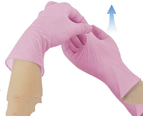 Guanti in nitrile usa e getta, per uso domestico, in nitrile