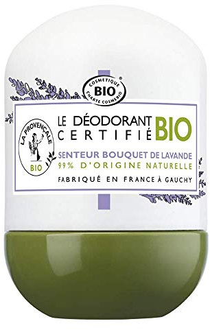 La Provençale Bio - Deodorant 24 timmar känslig hud - doft av lavendelbukett - ren ekologisk oliveextrakt - för känslig hud - 50 ml