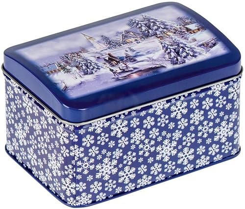 PRAANA TEA - Minty Christmas - Herbal Tea - 100g Tin Bundle (Christmas Bag, Tin, Spoon, 20 Teabags)