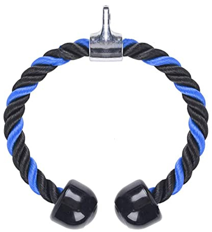 jiuzcare Cuerda Triceps 70cm Triceps Cuerda de Nailon Tricep Rope Tríceps Cable Pull Down Cuerda para Ejercicios de Biceps y Tríceps Cuerda de Entrenamiento Tríceps para Bícep, Tríceps, Fitness