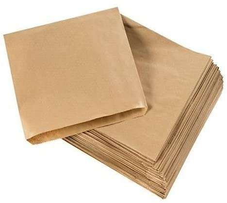 Brown Strung Kraft Paper Food Bags Groceries, paper sandwich bags | 6/7/ 8/10/12 bags | Paper Fruit Bags, Vegetables Candy Sweets Crafts (1000, 12x12 Inch)