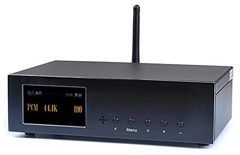 Décodeur Audio, récepteur de décodeur USB Bluetooth Écran 2,8 LDAC USB DAC DSD512 PCM32Bit/384Khz Sortie AUX/RCA 3,5 mm pour chaîne stéréo Domestique
