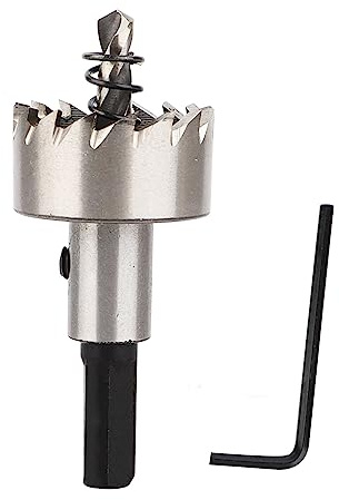 27mm HSS Drill Bit Hole Saw Cutter, Heavy Duty Tool Kit for Iron, Aluminum Alloy, Plastic and Wood, 8mm Shank