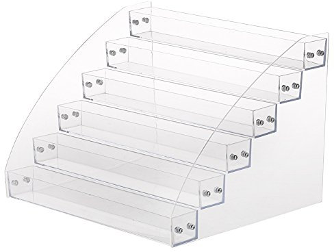 Support de Vernis à Ongles, Présentoir D'huile Essentielle, Support de Présentoir de Maquillage Transparent Acrylique pour Vernis à Ongles Durable, Support Organisateur de Vernis(#5 (six floors))