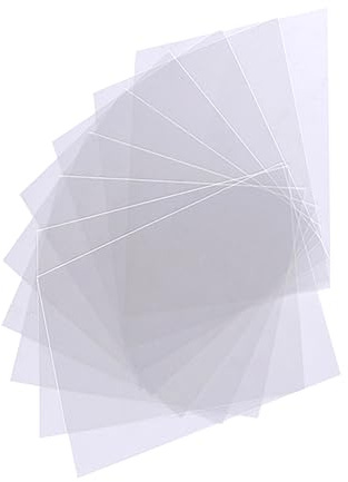 Transparente Pet Folie 10 Stück, Klare Kunststofffolie