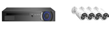 Sistema di telecamere di sicurezza Kit Di Telecamere Di Sorveglianza Di Sicurezza IP CCTV Da 5MP 3MP 8CH POE NVR Set For Esterni Impermeabile(None,5MP 4PCS System Kit)