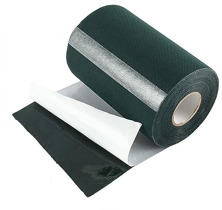 Bande de gazon synthétique - Bande de gazon synthétique - 10 m - Tissu adhésif pour pelouse artificielle - Pour pelouse - Sans colle