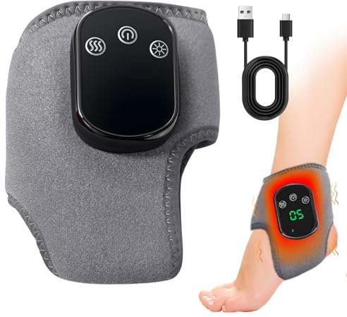 Neamova 3-in-1 Foot Massager, Foot Recovery Device Massager,Neuropathy Foot Massage, Portable Cordless Ankle Massagers with 3 Vibration Modes, 5 Heat Settings (1 Stück)
