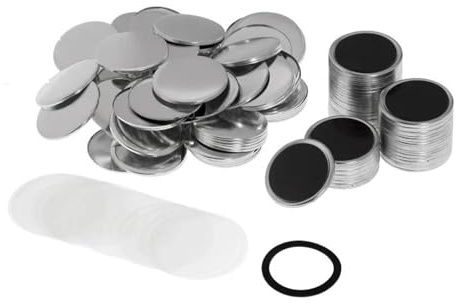 100pcs 58mm Strong Soft Magnetic Refrigerator Sticker Badge Material DIY Blank Pin Button Badge Versatility for Crafts(44MM Strong Magnet)