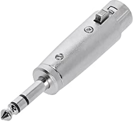 Adam Hall Connectors 4 STAR A XF3 JM3 - Adattatore XLR femmina a 6,3 mm jack stereo maschio