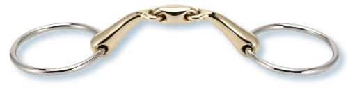 Stübben Gebiss 2223 Anatomische Wassertrense doppelt gebrochen - 13,5 cm - 16 mm - Sweet Copper