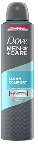 DOVE DESODORANTE SPRAY 250 ML. MEN CLEAN COMFORT.P