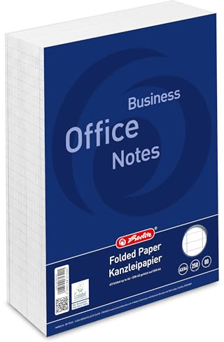 Landré Kanzlei-Papier A3 auf A4 gefalzt, liniert mit Doppelrand, 80 g/m², 250 Kanzlei-Bogen