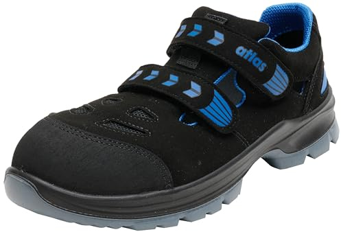 Atlas 20345 S1-W10, Unisex - Vuxen Skyddsskor, Svart, 42 EU