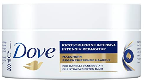 Dove SOS Tiefenwirksame Haarkur Damen 2er Pack Intensiv Reparatur für geschmeidiges Haar (2 x 200 ml)