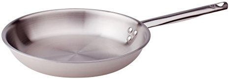Pentole Agnelli ALIX111ALIN36 Padella con Manico in Acciaio, Trilaminato Alluminio-Acciaio per Induzione, 36