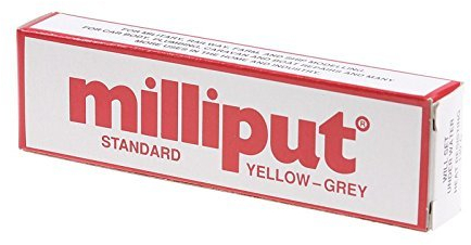 Milliput Standard, gelb-grau, 113,4 g pro Packung