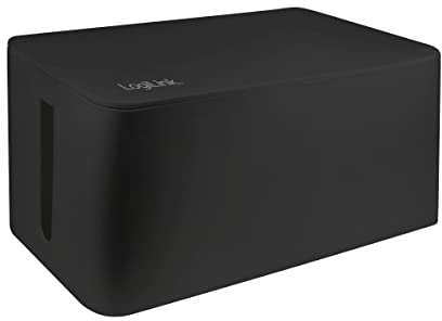 Logilink KAB0062 Cable Box. 40.7 cm Length, Black, Black