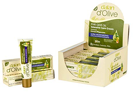 DALAN d?live Intensive Cream with Olive Oil for Hand and Body 12 Tubes x 20 ml by Dalan