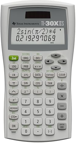 Texas Instruments TI-30XIIS Scientific Calculator, White