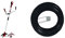 Einhell Akku-Sense AGILLO Power X-Change Rasentrimmer, 2 x 18 V, max. Drehzahl 6300 min-1, plus Sensen Zubehör super (Ersatzfaden, 2 mm Durchmesser, 15 m Länge, quadratische Form) schwarz