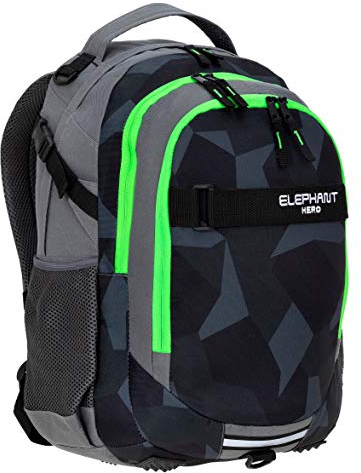 Elephant Schulrucksack Hero Signature Rucksack 12770 (Cyber Camo Grün (Schwarz/Grün))