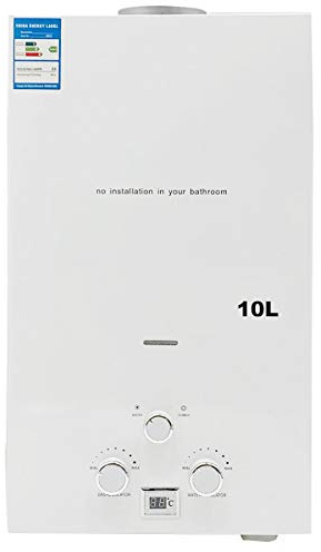 Cozyel 10L-LPG 20 KW Chauffe-eau Gaz Radiateur Pour Eau à Gaz Propane Chauffage d'Eau Instantané pour Maison Voyage Caravane Bateau Camping Voiture
