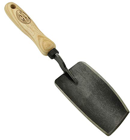 DeWit Pflanzenkelle 'Welldone' mit gerader Schneide 31 cm I Profi Blumenschaufel & Unkrautstecher I FSC®-zertifizierte Handschaufel I Handgemachte Garten-Schaufel I Garden-Tools – Made in Holland