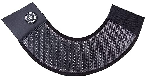 PFIFF 102774 Hufglocken Shine Bright, glänzend mit Klettverschluss, silberfarben, XL