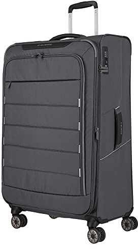 TRAVELITE SKAII 4w Trolley L exp., Anthracite/Grey, Unisex-Erwachsene Gepäck- Koffer, Anthracite, Talla única - 92649