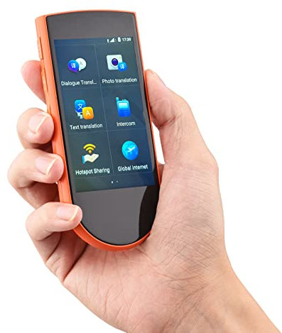 Karlak appareil de traducteur, Portable Langue Translator Device 72 Langues en temps réel 2-WAY Traducteur vocal 32 Accents Multilingue Texte & Photo Traduction Chinois/Anglais/Japonais/Coréen Soutien