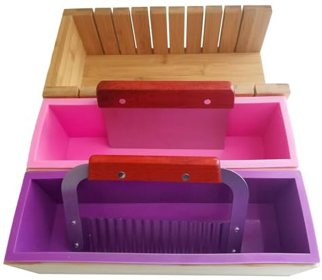 Generic Utensile Manuale per Tagliare Il Sapone in Legno. Affettatrice per Sapone Semplice Da Usare per Pane con Candele Al Burro