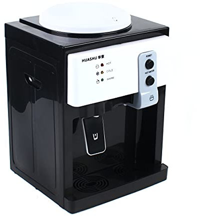 MIIWWOWO Distributore di acqua e refrigeratore per acqua potabile, refrigeratore d'acqua elettrico caldo e freddo, in acciaio inox per ufficio (bianco)