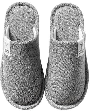Colexy Zapatillas de Estar por Casa Antideslizantes para Mujer y Hombre, Pantuflas Super Suaves de Secado Rápido, Interior Slippers para Hotel Spa Otoño Invierno