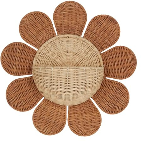 Baoblaze Wandkorb, geflochtener Korb, Briefe, Boho-Organizer, Kleinigkeiten-Aufbewahrungskorb, dekorativ für Küche, Waschküche, Zuhause, Kinderzimmer