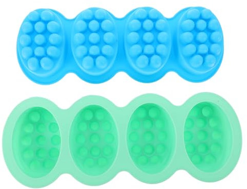 HAWILLOSCH 2piezas Moldes De Silicona Para Hacer Jabón Manualidades Unidades Ahorra Espacio Decorativo
