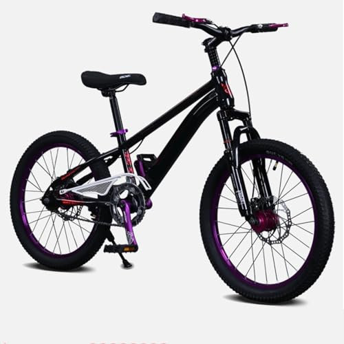 Mountainbike Kinderfahrrad 24 Zoll 22 Zoll Kohlenstoffstahl Vorne und Hinten Mechanische Scheibenbremsen Citybike Geeignet für 120-180cm B,24 inches