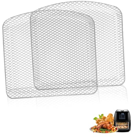 GSZN Air Fryer Oven Shelf for Chefman 6.3QT 4-In-1 Digital Air Fryer Oven, Upgraded Dehydrator Rack Grill Crisper Plate Tray Insert Grate Grid for 6.3QT Chefman Air Fryer Oven, Dishwasher Safe