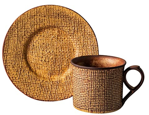 Tea Cups and Saucers Set Cappuccinos Cup Coffee Cups Tea Cup Set British Coffee Cups Lattes Cup Espresso Mug for Kitchen
