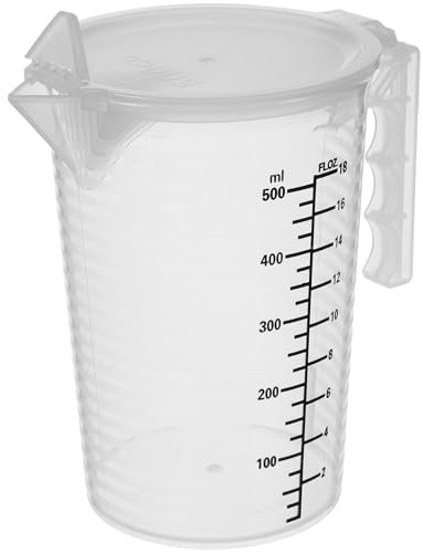 DECHOUS Misurino Per Liquidi Da Cucina Misurino Graduato Per Latte Manico Antiscottatura Accessorio Per Dolci e Forniture Per Panetteria